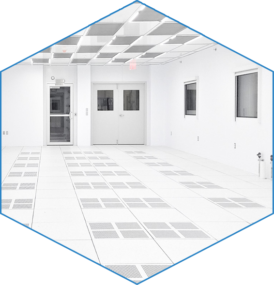 Photo of modular cleanroom